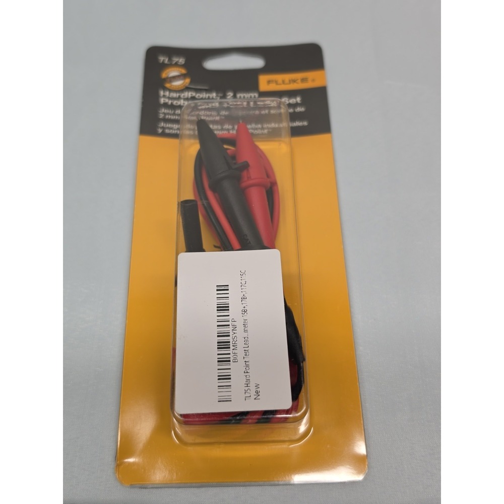 🇺🇸Genuine Fluke TL75 Hard Point 2mm Probe & Test Lead Set 🇺🇸 FREE SHIP - Picture 2 of 6